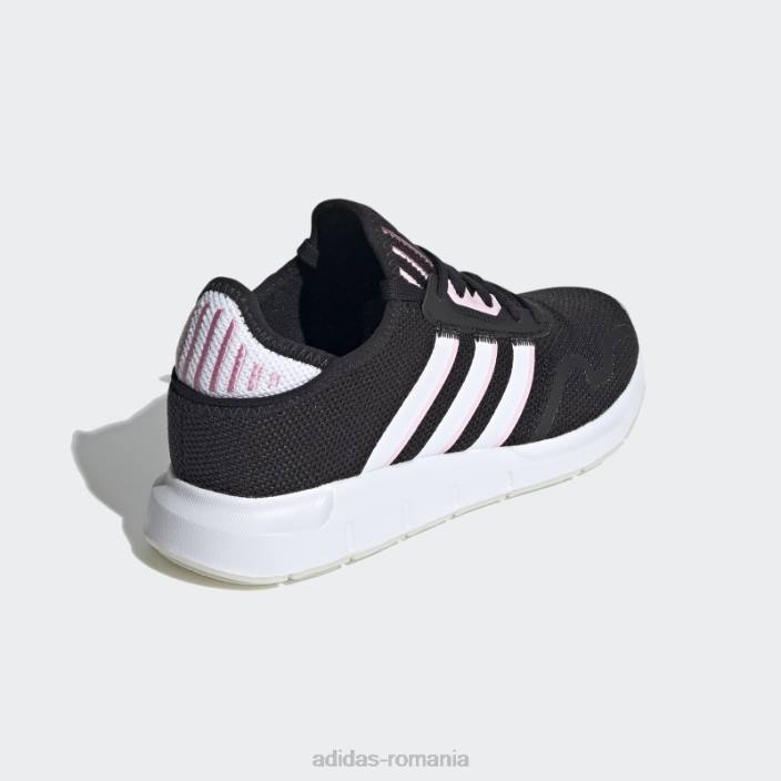 Adidas pantofi swift run x negri adidas femei negru/alb/roz adevărat 2JBN16218