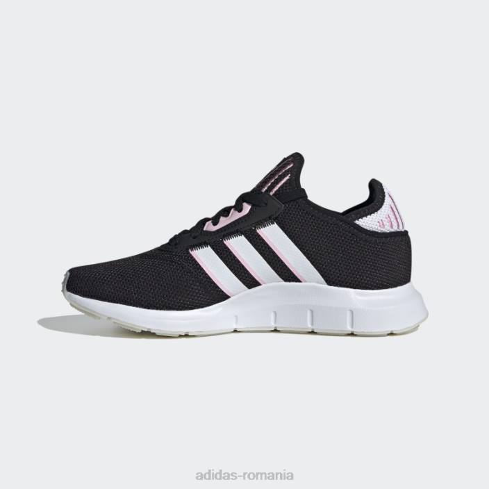 Adidas pantofi swift run x negri adidas femei negru/alb/roz adevărat 2JBN16218