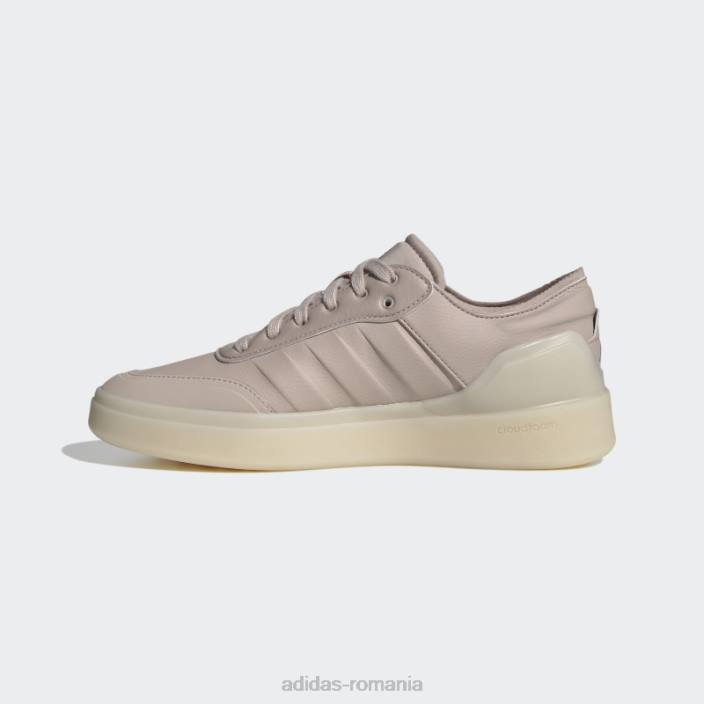 Adidas pantofi taupe court revival adidas femei taupe/alb 2JBN8439