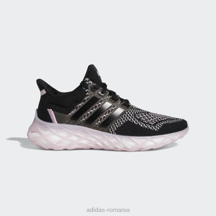 Adidas pantofi ultraboost web dna negri femei negru roz 2JBN16208