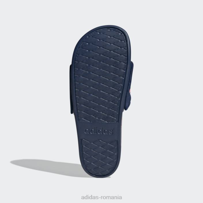 Adidas papuci de confort adilette albastru misterios adidas femei albastru misterios/galben de mare rezoluție 2JBN16185