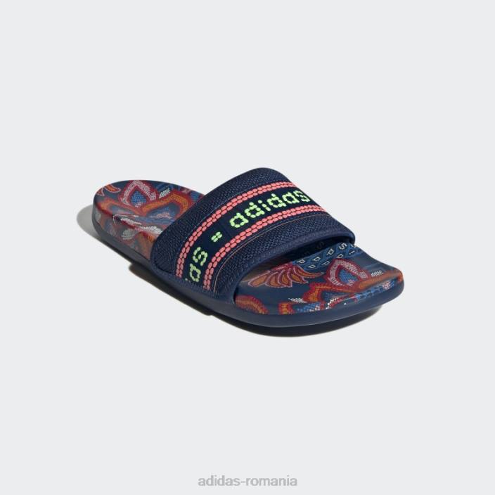 Adidas papuci de confort adilette albastru misterios adidas femei albastru misterios/galben de mare rezoluție 2JBN16185