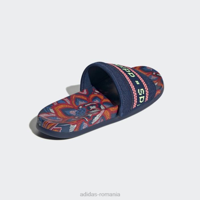 Adidas papuci de confort adilette albastru misterios adidas femei albastru misterios/galben de mare rezoluție 2JBN16185