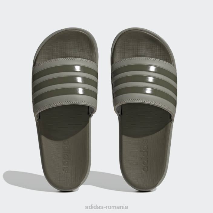 Adidas platformă adilette tobogane argintiu pietriș femei pietriș/măslin argintiu 2JBN8383