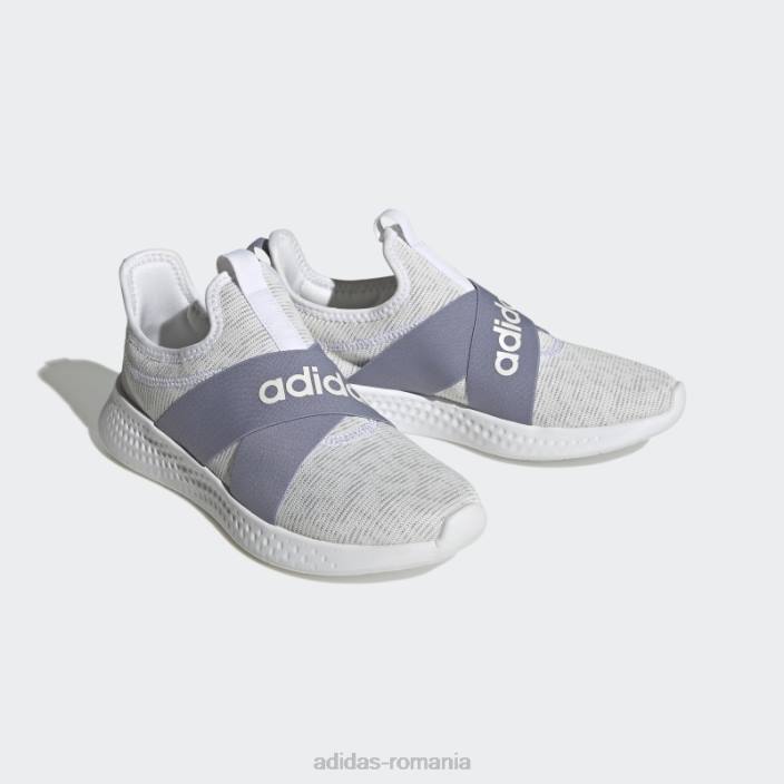 Adidas puremotion adapt pantofi albi femei alb/violet argintiu/metalic 2JBN8558