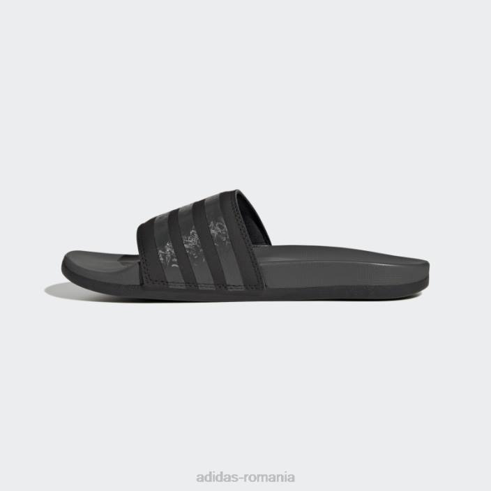 Adidas sandale adilette comfort negru/gri femei gri inchis 2JBN8621