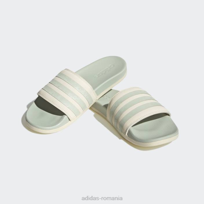 Adidas sandale adilette comfort verde femei alb/verde 2JBN8455
