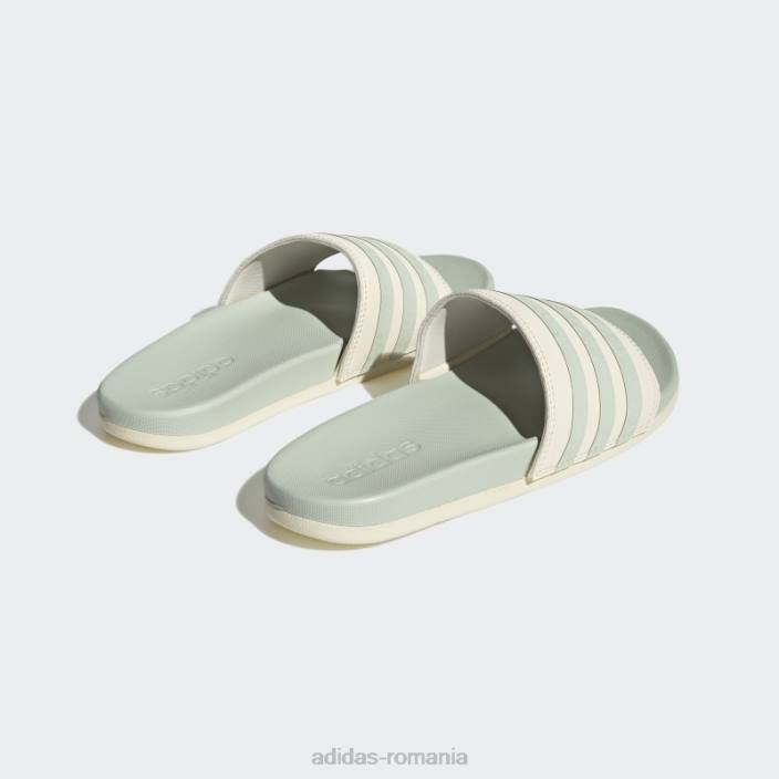 Adidas sandale adilette comfort verde femei alb/verde 2JBN8455