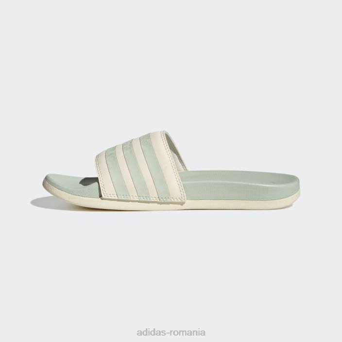 Adidas sandale adilette comfort verde femei alb/verde 2JBN8455