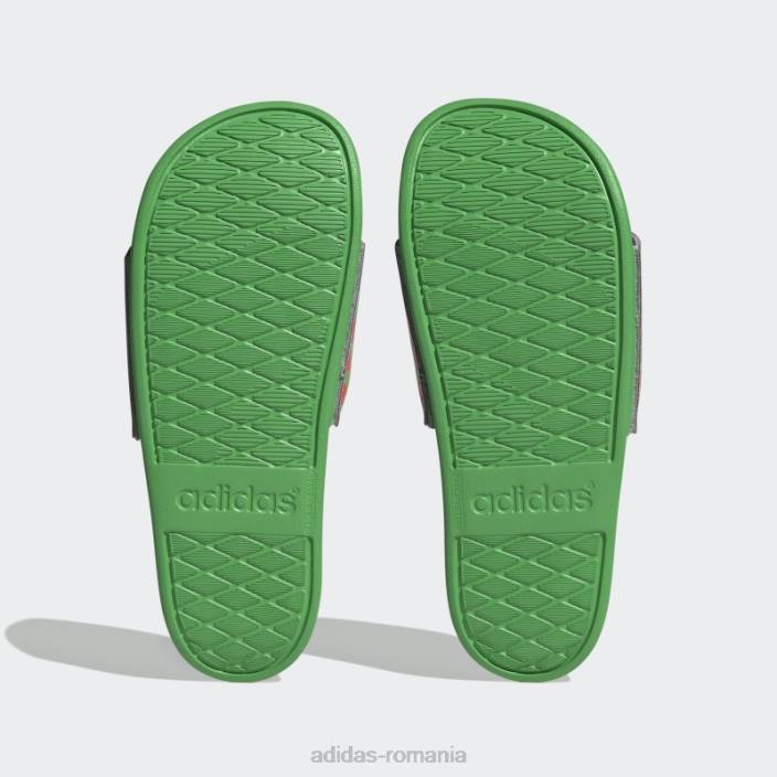 Adidas sandale adilette confort violet femei mov/perlat citrin/verde 2JBN8450
