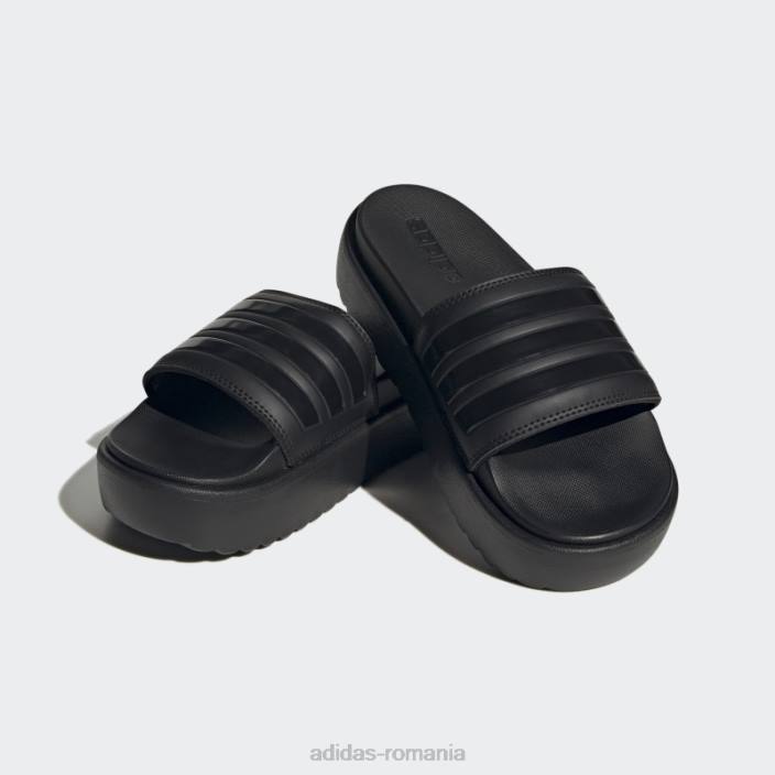 Adidas sandale negru adilette platformă adidas femei negru 2JBN8379