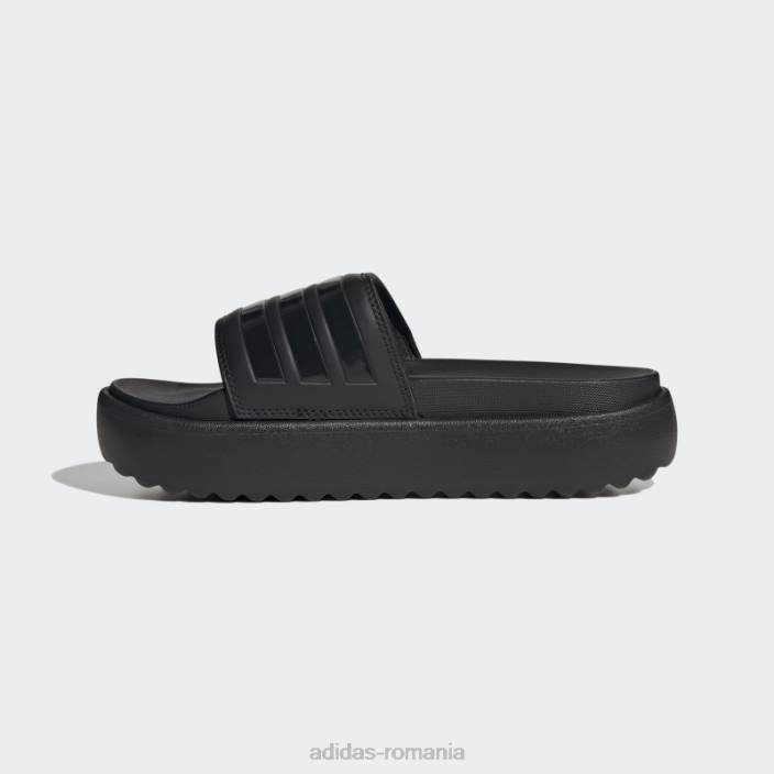 Adidas sandale negru adilette platformă adidas femei negru 2JBN8379