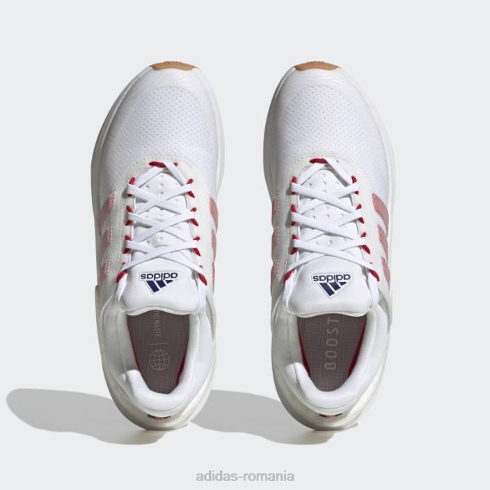 Adidas znsara pantofi albi femei alb/stacojiu/albastru victorie 2JBN16147