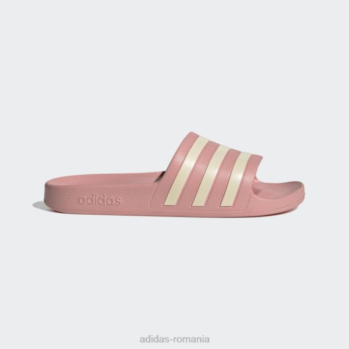 Adidas tobogane adilette aqua mov femei mov/alb 2JBN8593