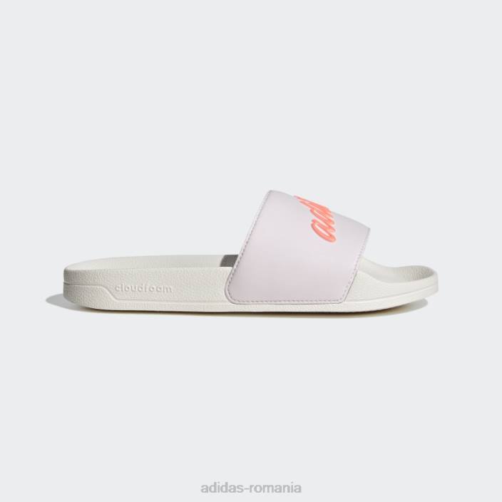Adidas tobogane de duș adilette roșu acid femei roz/roșu acid/alb 2JBN8637