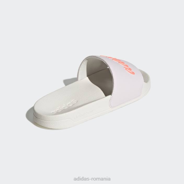 Adidas tobogane de duș adilette roșu acid femei roz/roșu acid/alb 2JBN8637