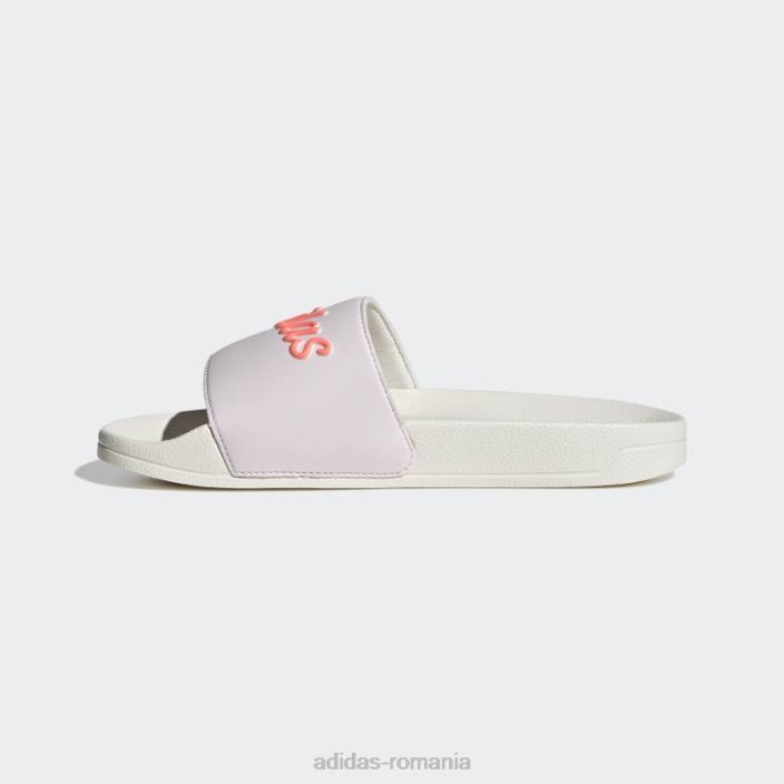 Adidas tobogane de duș adilette roșu acid femei roz/roșu acid/alb 2JBN8637