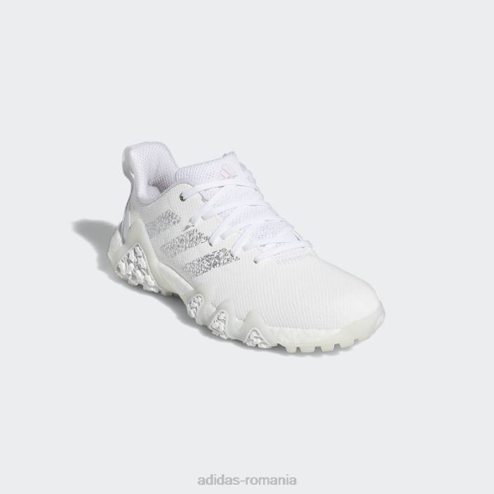 Adidas Codechaos roz 22 pantofi fără vârfuri femei alb/argintiu/roz 2JBN8377