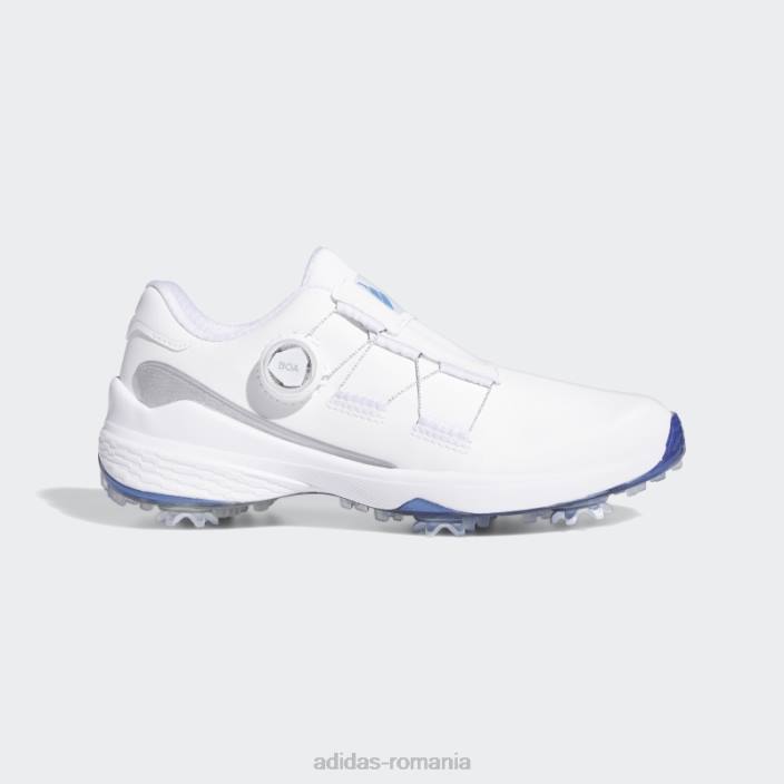 Adidas pantofi de golf alb zg23 boa lightstrike femei alb/albastru met/argintiu 2JBN2105