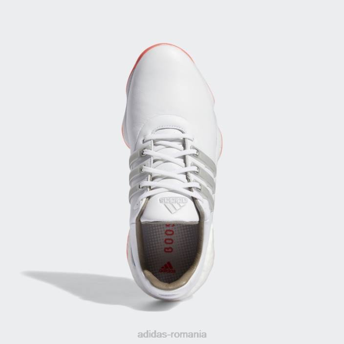 Adidas pantofi de golf albi dama tour360 22 adidas femei alb/argintiu/turbo 2JBN8793