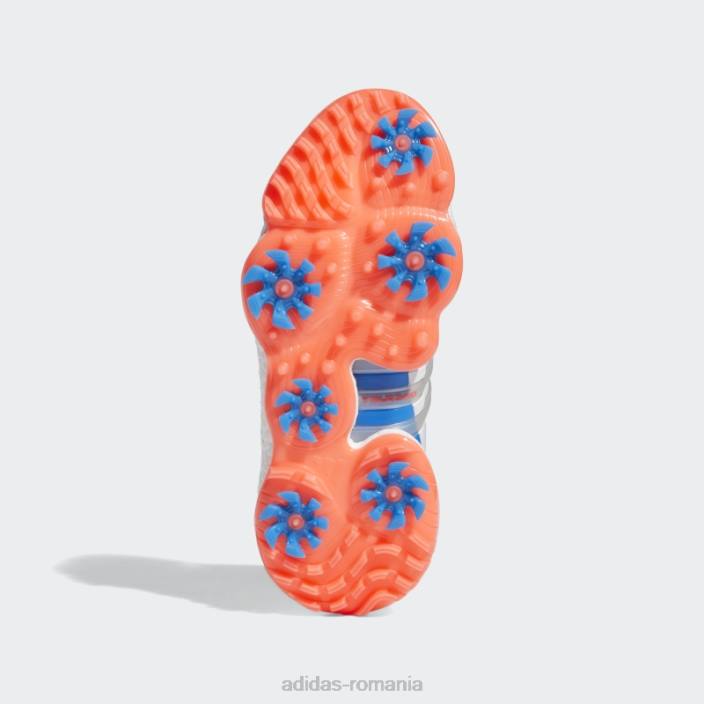 Adidas pantofi de golf albi dama tour360 22 adidas femei alb/argintiu/turbo 2JBN8793