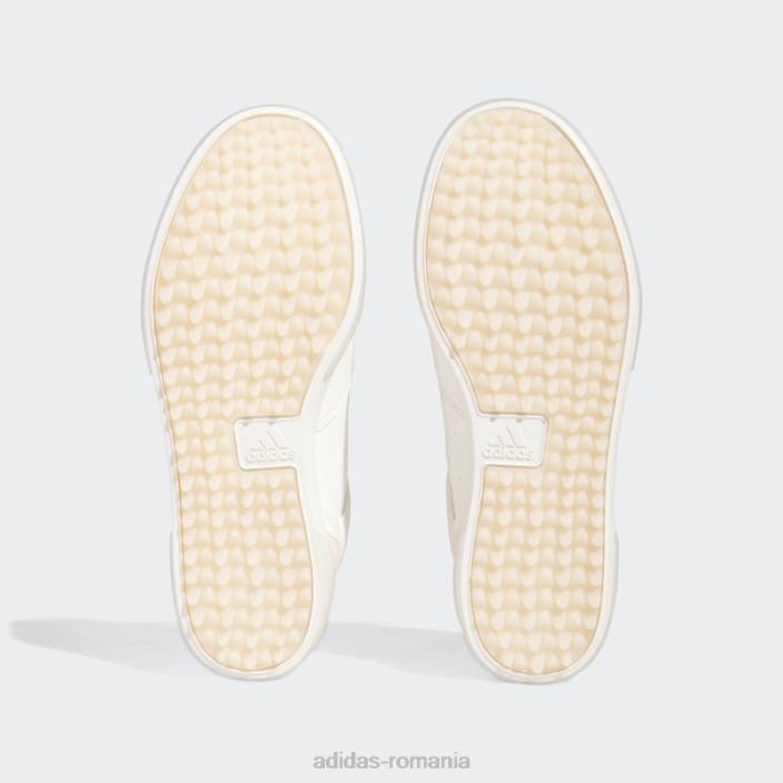Adidas pantofi de golf albi eleganti retrocross fără vârfuri femei alb/portocaliu 2JBN8560