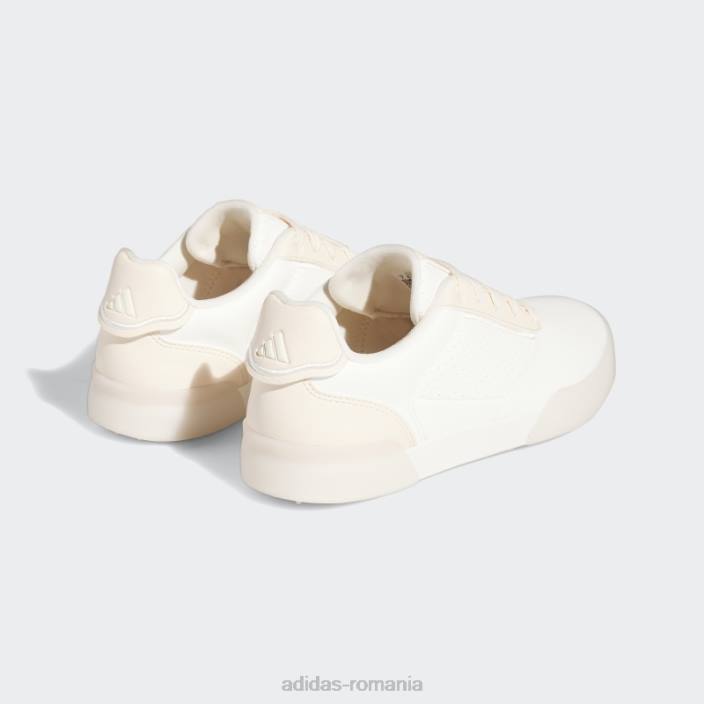 Adidas pantofi de golf albi eleganti retrocross fără vârfuri femei alb/portocaliu 2JBN8560