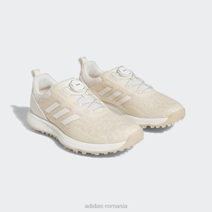 Adidas pantofi de golf albi s2g boa femei alb/cuarț 2JBN16072