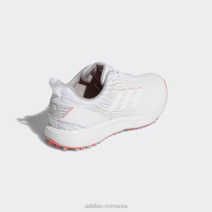 Adidas pantofi de golf albi s2g pentru femei fără vârfuri femei alb/gri 2JBN16192