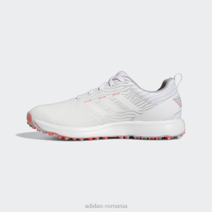 Adidas pantofi de golf albi s2g pentru femei fără vârfuri femei alb/gri 2JBN16192