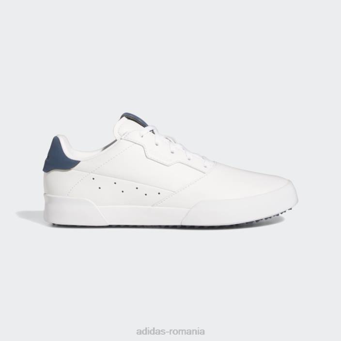 Adidas pantofi de golf de damă adicross retro fără vârfuri albi femei alb/marinier 2JBN15961