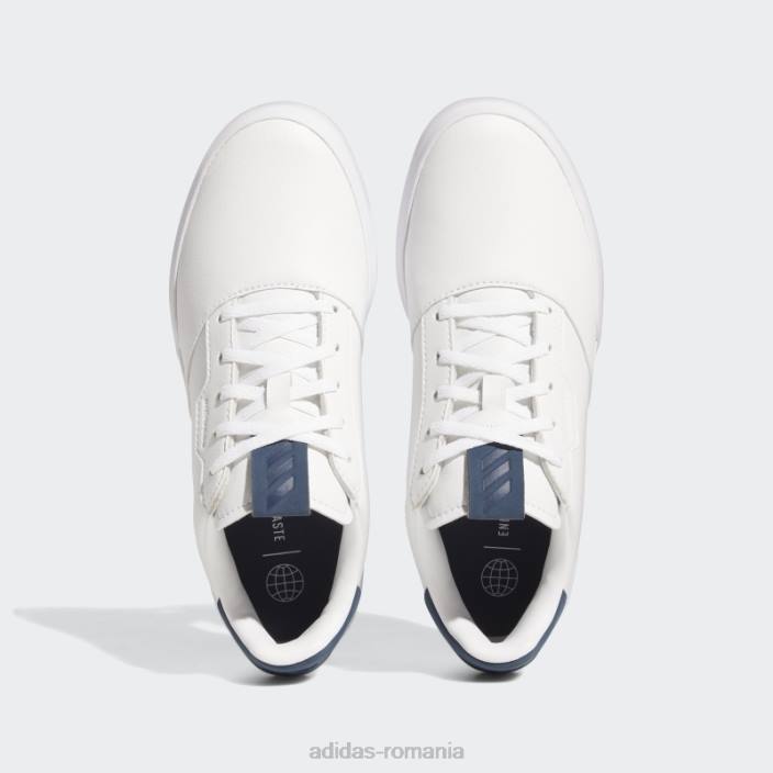 Adidas pantofi de golf de damă adicross retro fără vârfuri albi femei alb/marinier 2JBN15961