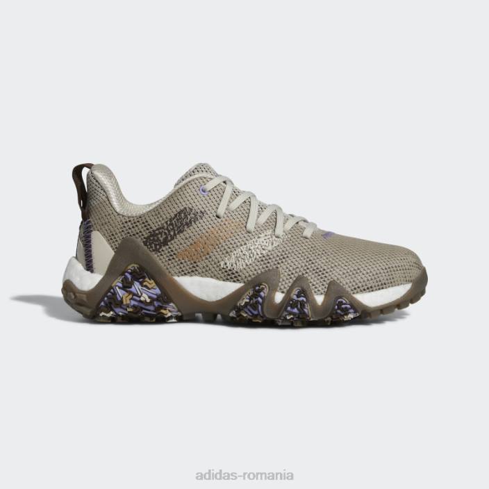 Adidas pantofi de golf de damă codechaos 22 din poliester reciclat fără vârfuri bliss adidas femei beatitudine/maro/violet deschis 2JBN8736