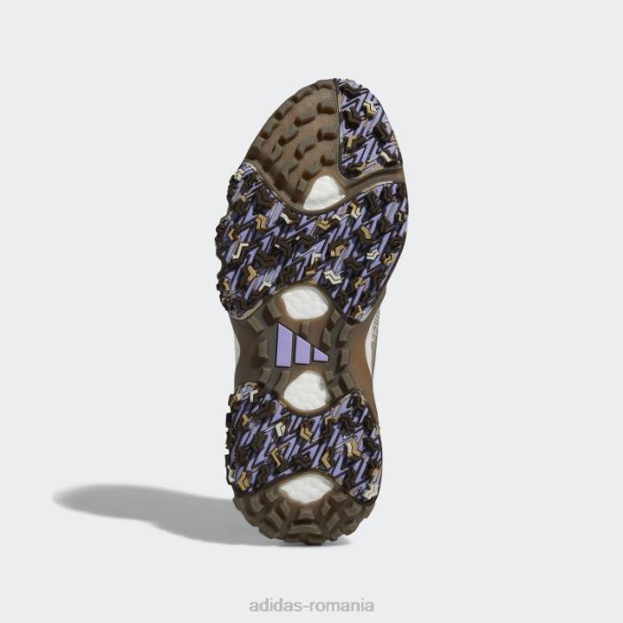 Adidas pantofi de golf de damă codechaos 22 din poliester reciclat fără vârfuri bliss adidas femei beatitudine/maro/violet deschis 2JBN8736