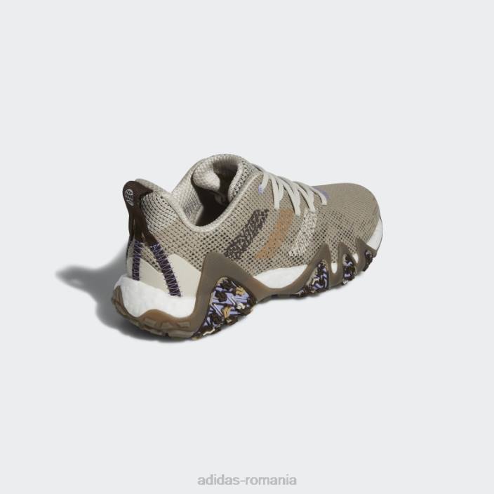Adidas pantofi de golf de damă codechaos 22 din poliester reciclat fără vârfuri bliss adidas femei beatitudine/maro/violet deschis 2JBN8736