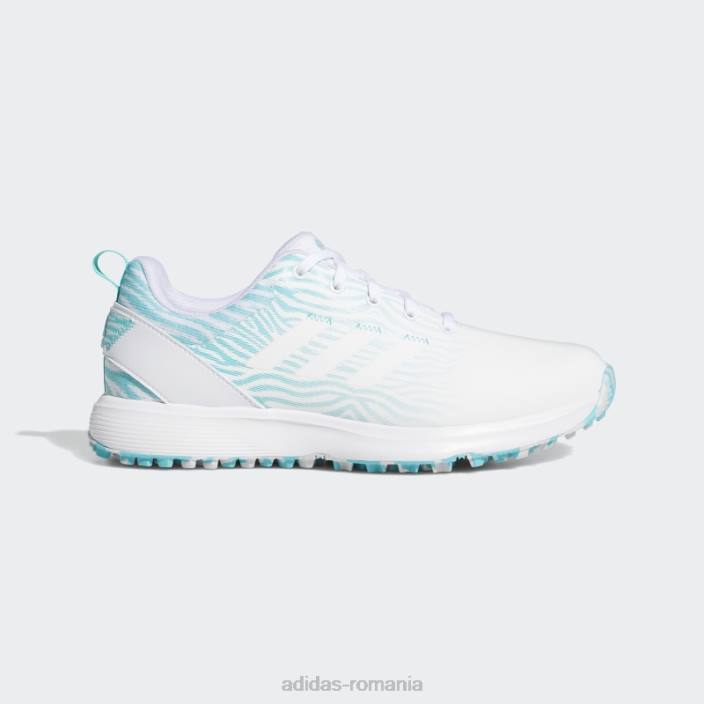 Adidas pantofi de golf de damă s2g fără vârfuri albi femei papură albă/mentă 2JBN16202