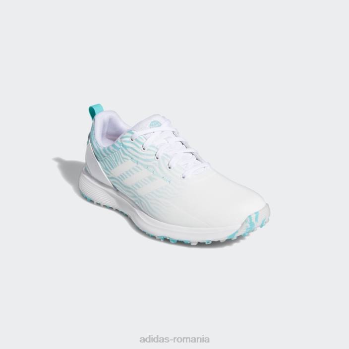 Adidas pantofi de golf de damă s2g fără vârfuri albi femei papură albă/mentă 2JBN16202