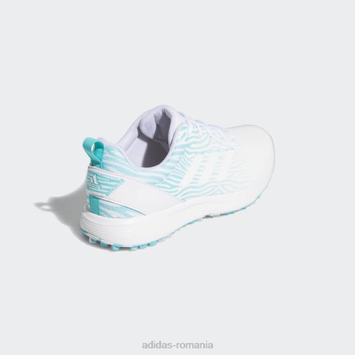 Adidas pantofi de golf de damă s2g fără vârfuri albi femei papură albă/mentă 2JBN16202