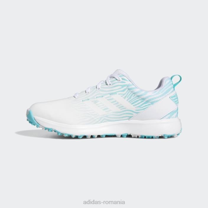 Adidas pantofi de golf de damă s2g fără vârfuri albi femei papură albă/mentă 2JBN16202