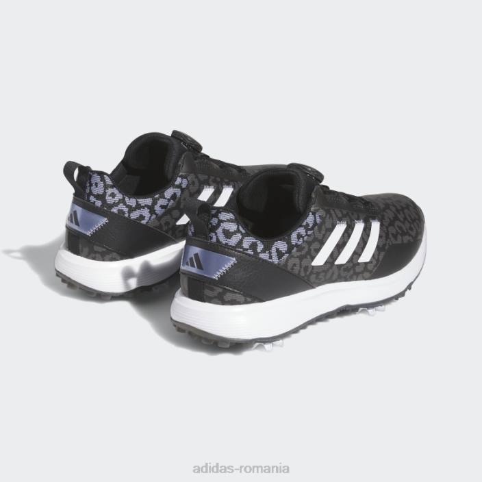 Adidas pantofi de golf negri s2g boa adidas femei negru/alb/violet argintiu 2JBN8541
