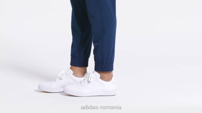 Adidas pantofi de golf retrocross albi fără vârfuri femei alb/nisip/gumă 2JBN8561