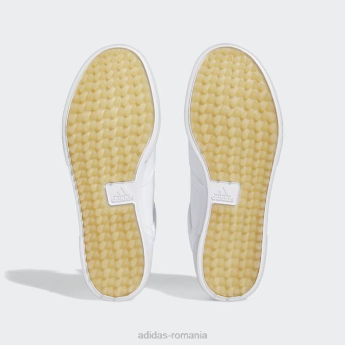 Adidas pantofi de golf retrocross albi fără vârfuri femei alb/nisip/gumă 2JBN8561