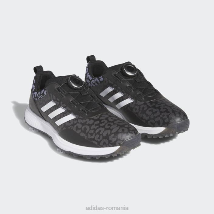 Adidas pantofi de golf s2g boa negri femei negru/alb/violet argintiu 2JBN2087