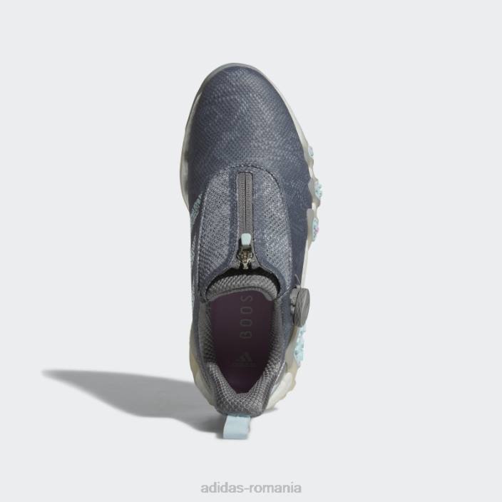 Adidas pantofi gri codechaos 22 boa fără vârfuri adidas femei gri/albastru/liliac 2JBN2091