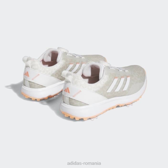 Adidas s2g boa pantofi de golf albi femei alb/coral 2JBN8468