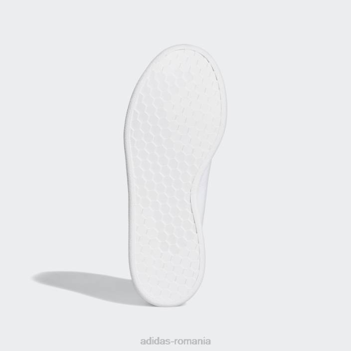 Adidas pantofi de bază grand court platinum metalic femei alb/platină metalic 2JBN2133