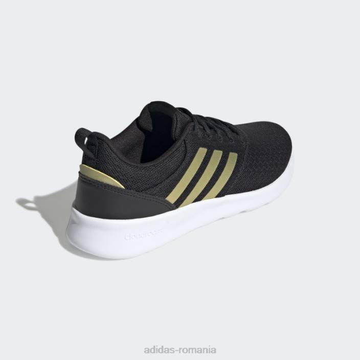 Adidas pantofi qt racer 2.0 negri femei negru/auriu metalic/alb 2JBN2108