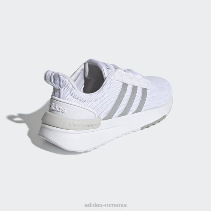 Adidas pantofi silver racer tr21 femei alb/argintiu/gri 2JBN3099