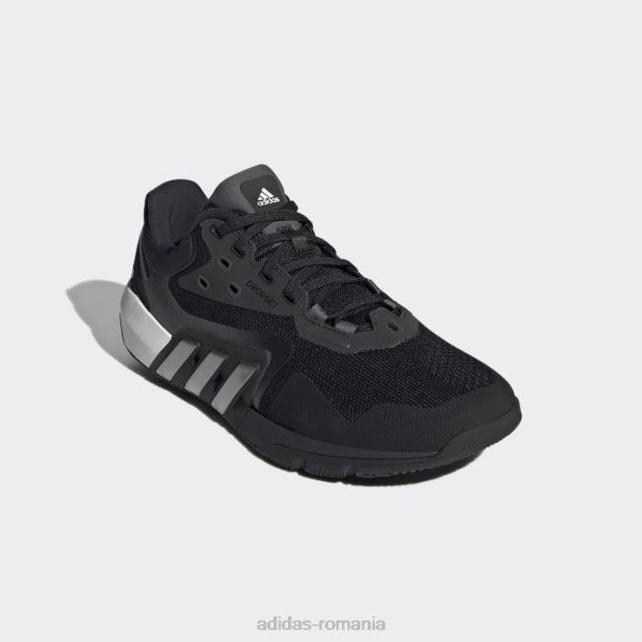 Adidas pantofi antrenori albi dropset femei negru/argintiu/alb 2JBN8345