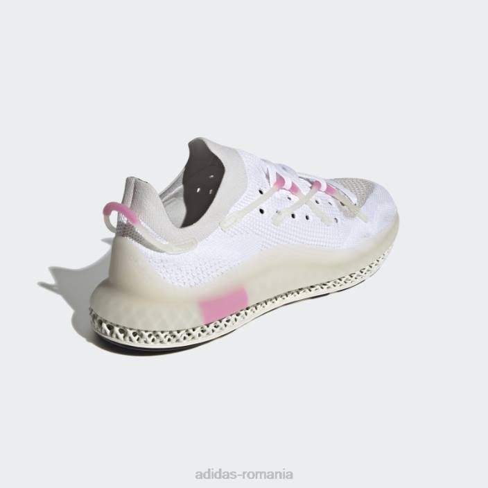 Adidas Pantofi 4d fusio albi femei alb negru 2JBN16310
